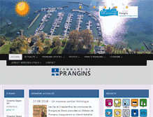 Tablet Screenshot of prangins.ch
